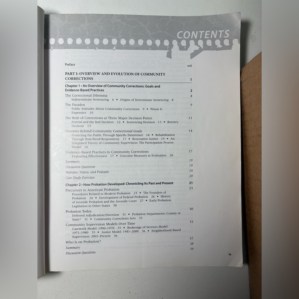 Community-Based Corrections Tenth Edition Book - Picture 4 of 13